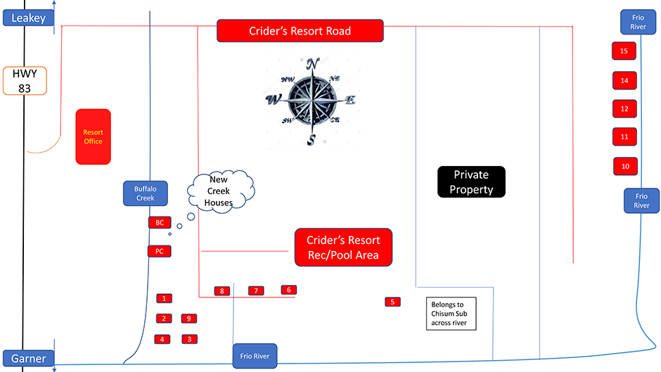 Map of Criders